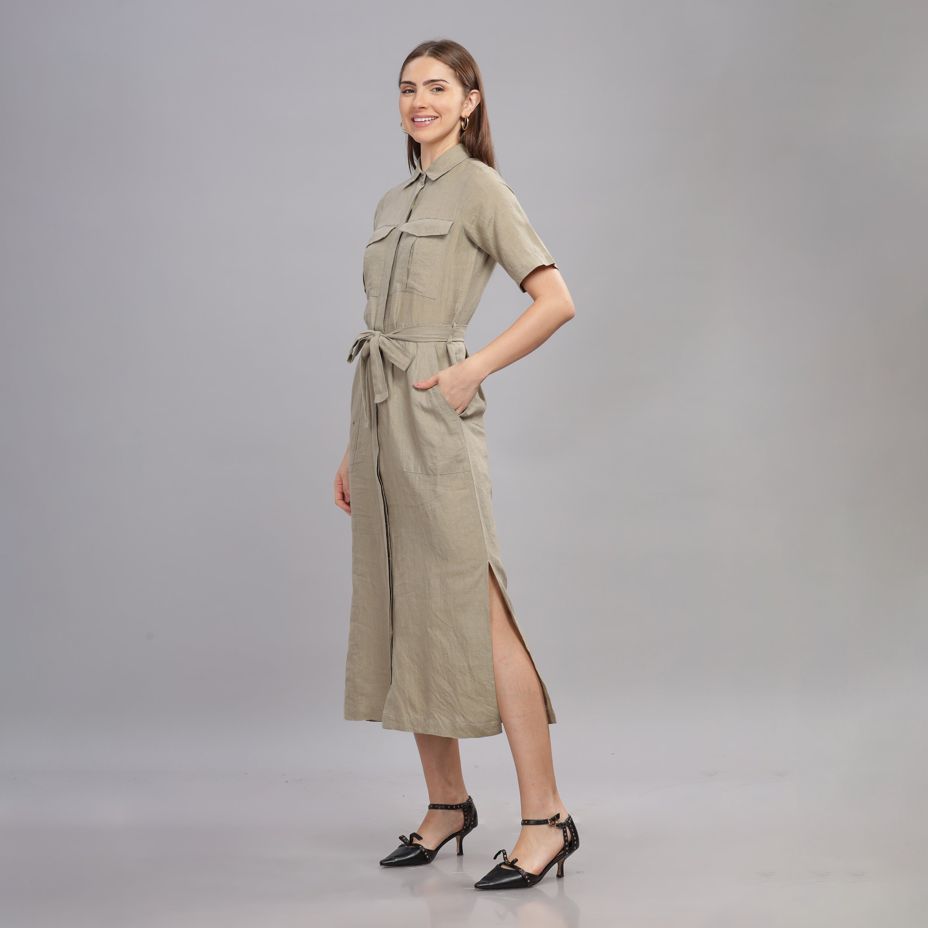 Masaimara–Khaki Linen