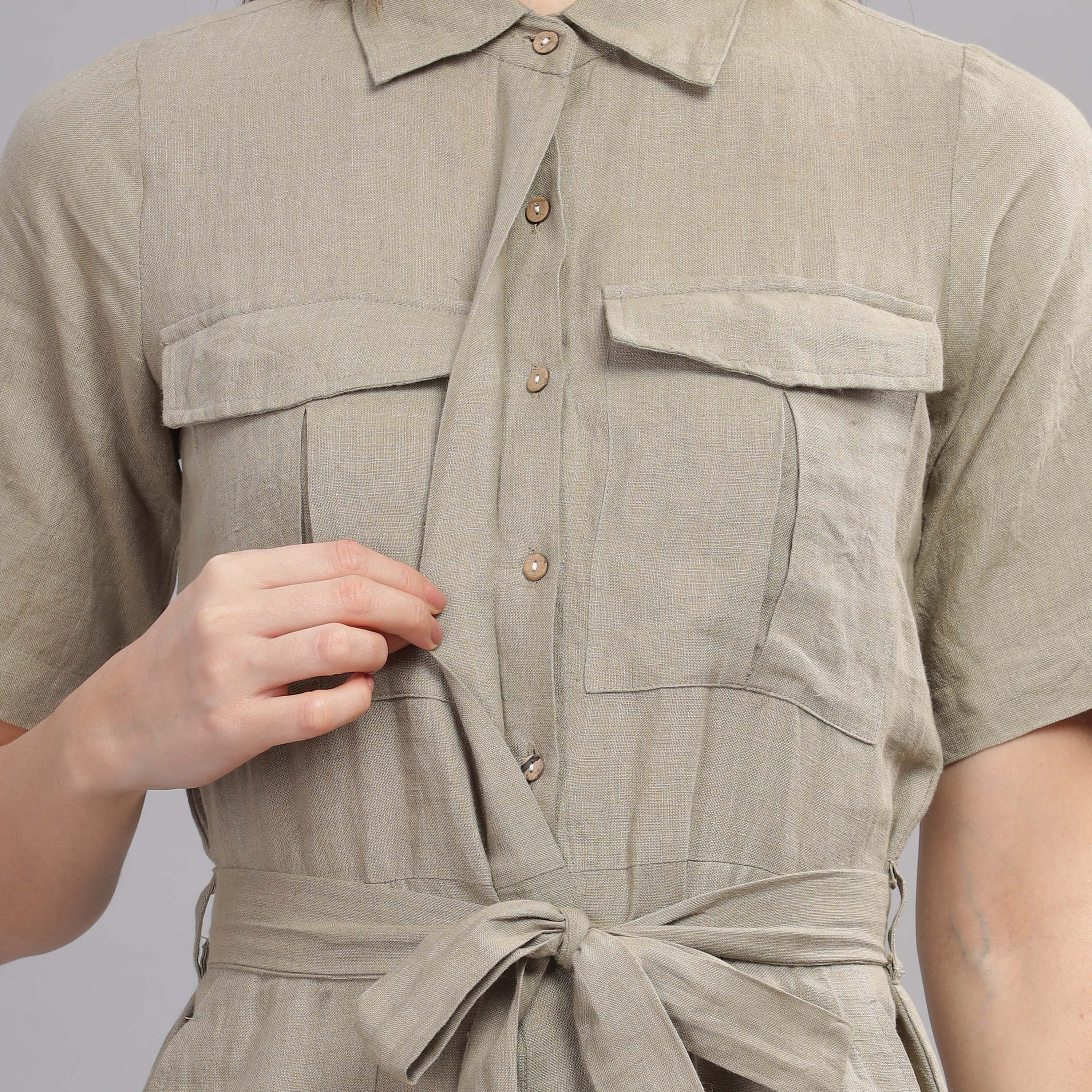 Masaimara–Khaki Linen